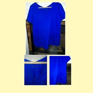 Jannuu Royal Blue Scrub Set